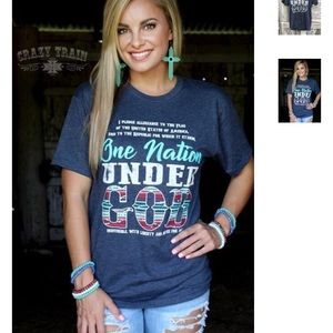 Patriotic Crazy Train Tee
